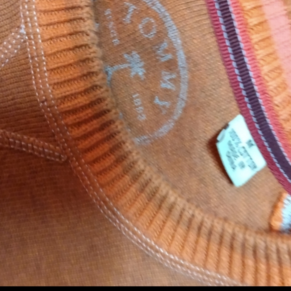 Men's Tommy Bahama orange sweater medium